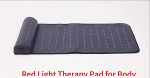 Red Light Therapy Mat with Neck Support Far Infrared for Neck Back Shoulder Knee Pain Relief Muscle Relax Home Use Spa Massager