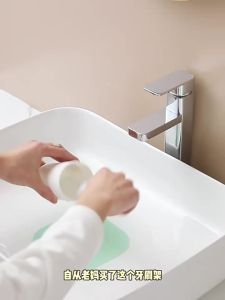 Toothbrush Holder Wall Mounted 2/3 Cups Automatic Toothpaste Dispensers Rack No Punching Bathroom Cosmetic Drawer Organizer