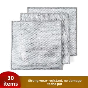 Double-Sided Wire Cloth Kitchen Towel Oil-Resistant Easy to Clean Strong Wear-Resistant Stain Removal Dishwashing Cloth
