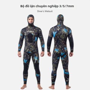 DIVESTAR | Bộ Đồ Lặn Cao Su 3/5/7mm