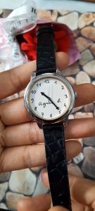 Đồng hồ nữ agin h size:35mm dây da second hand si nhật- đã qua sử dụng