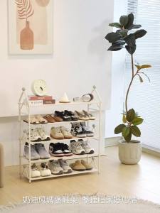 Shoe Storage Bench  Shoe Rack Bench Outside Door Household Narrow Door Multi-Layer Beautiful Dormitory Children Simple Small 鞋架