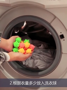 1pcs Reusable Washing Machine Laundry Ball Magic Clothes Dyer Ball