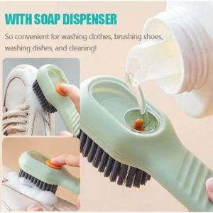 Multifunctional Liquid Shoe Brush Cleaners Cleaning Brush Soft Bristled Liquid Shoe Brush Long Handle Brush Clothes Brush