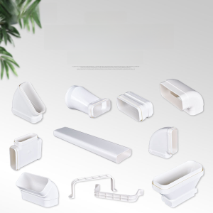 Semton Fresh Air 195x75 Top Air Supply Ventilation Square Pipe Exhaust Flat Pipe Direct Reducing Climbing Wall Bending Horizontal Bending