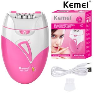 Kemei | Máy Triệt Lông Kemei 189A Dành Cho Nữ Sạc Được Không Đau Loại Bỏ Lông Toàn Thân Dùng Được Cho Vùng Bikini Nách Máy Cạo Điện