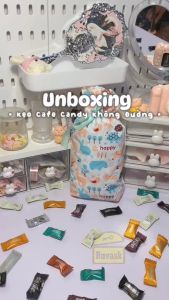 Kẹo Cafe Không Đường Candy Pamiriter Nguyên Chất Mix 8 Vị - Kẹo Cà Phê Viên Nén Không Đường Đài Loan - Kẹo Coffee Ruvask