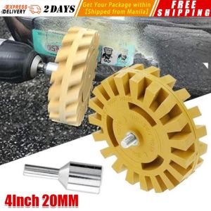 Pneumatic Degumming Discs Remover Paint Glue Rubber Grinder Wheel Eraser 4 Inch Pad Adapter Adhesive Remover Glue-Remover-Wheel