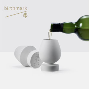 Diamond And Egg Scented Cup Whiskey Glass Coffee Cup Japanese Wine Cup Nordic Style Pure Color Handmade Ceramic Unique Shape