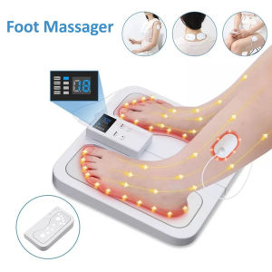 Electric Pulse Foot massager EMS Foot Pad Muscle Stimulation Micro Current Foot Heating Massage Pad Folding Foot Relexology Massager
