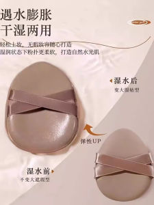 Ultra-Soft Beauty Blender Sponge for Air Cushion Foundation Liquid Makeup Double-Sided Wet-Dry Use Long-lasting Finish
