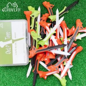 10 ° Đế Đỡ Bóng Golf Nhựa Hai Khớp Nối Đầu Nghiêng Có Kẹp Giữ Bóng