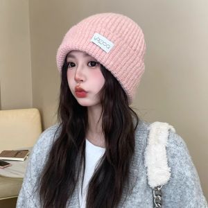 BILLI ZILLY | Pink DOPA Warmth Knit Scarf Winter New Fashion Versatile