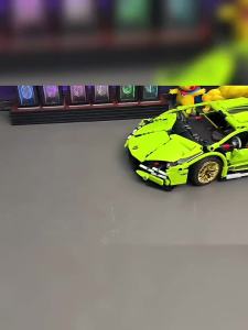 Technical Racing Sport Car 1280PCS Model Building Blocks City Mechanical Speed Vehicle Supercar Brick Puzzle Toys Kid Adult Gift
