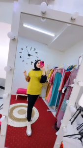 Blouse Rainbow by Nabil Atasan Oversize Lengan Balon Ld 120 Blouse Full Combad 20s