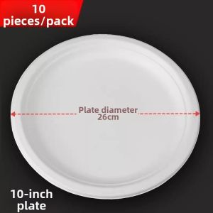Disposable Heavy Duty Round Plate 10 Inch