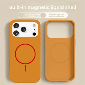 High quality liquid magnetic shockproof phone case for iPhone 17 Pro Max 17AIR 17Pro 17 matte wireless charging protective cover