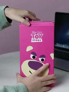 Cốc giữ nhiệt ly giữ nhiệt Gấu Dâu Lotso 450ml Tặng Ống hútTúi Trong Suốt chất liệu inox cao cấp giữ nhiệt từ 8-12 giờ