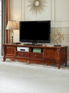 Solid Wood Living Room TV Stand and Coffee Table 2m