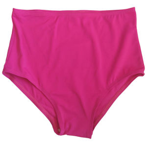 ชุดว่ายน้ำเอวสูงสำหรับผู้หญิง ทรงสามเหลี่ยม กางเกงขาสั้น ผ้ายืด ขนาดใหญ่ สีฟ้า แจ็คเก็ตส้ม แต่งลายส้ม ลายดอกกุหลาบ สีแดงสด