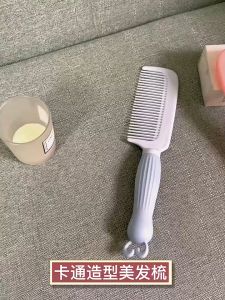 Comb Women Long Hair Comb Portable Anti-static Straight Comb Rabbit Lady Plastic Hair Comb