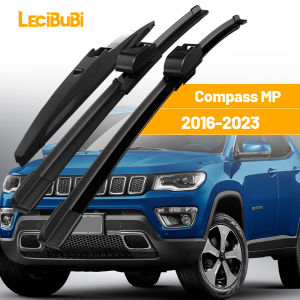 For Jeep Compass MP 2016-2023 1set Front & Rear Windshield Wiper Blades Windscreen Wipers 2017 2018 2019 2020 2021 Accessories