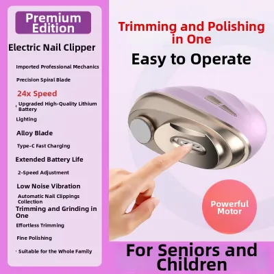 OVL | Electric Safe Childrens Nail Clipper & Filer