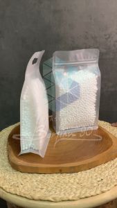 (50 PCS) Klip Snack Standing 12x22 cm Plastik Snack Standing 300 gr Plastik Snack Flat Bottom 12 x 22 cm Plastik Snack Berdiri