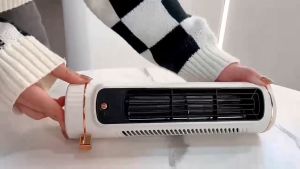 พัดลมทาวเวอร์ พัดลมแนวนอน พัดลมไร้ใบพัด พัดลม bladeless ปรับได้ 3 โหมด พัดลมทาวเวอร์ พัดลมตั้งโต๊ะ