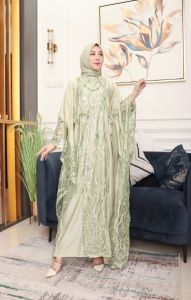 COD-BAJU KAFTAN WANITA TERBARU 2023 MOTIF RENDA PAYET MUTIARA-KAFTAN KISWANDA WANITA SIMPLE MEWAH DAN ELEGAN
