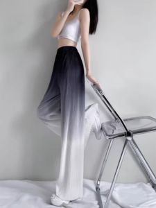 Elegant French Design Wide Leg Trousers