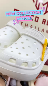 Marco Rocco รองเท้าแตะผู้หญิง รองเท้าหัวโต รองเท้าลำลองผู้ใหญ่ แบบสวม รัดส้น EVA นิ่ม แฟชั่น กันน้ำ ระบายอากาศ Size 36-41 รุ่น MR8026