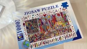 Bộ Tranh Ghép Xếp Hình 1000 Pcs Jigsaw Puzzle (Tranh ghép 70*50cm) Bản Thú Vị Cao Cấp