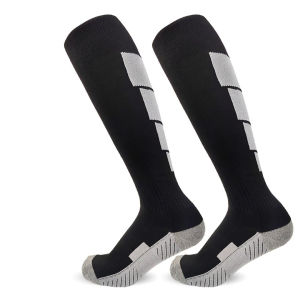 Loogdeel 32-45 Football Socks Kids Thick Towel Bottom Non Slip Athletic Socks Girls boys Soccer Sport Child Knee High Long Socks