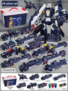PALONG | Educational Construction and Transformative Engineering Car Robot Toy For Boys Aged 3-6