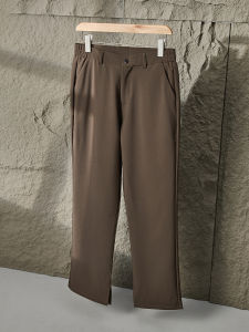 Quần Ống Đứng Nam Mùa Xuân Thu Quần Tây Ống Rộng Thời Trang Đa Năng Cạp Chun Quần Dài Thường Ngày Chống Nhăn