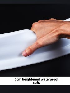 Bathroom Waterproof High 7cm Threshold Strip Wet Dry Separation Drainage Board Bathroom Shower Room Water Barrier Strip