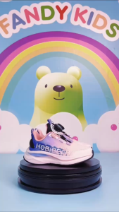 Giày Chạy Bộ Phòng Chân Bẹt HOBIBEAR GS8638 Xixa by Fandy Kids Eva Khóa Xoay Chống Trượt