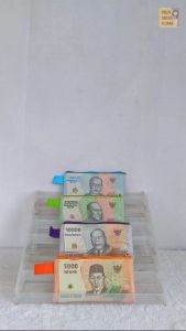 Dompet Panjang Uang Lebaran Imlek Angpao Fitrah Tidak Dilipat THR Dompet Motif Uang