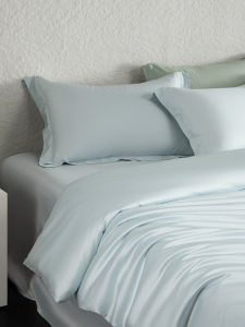 Luxurious Minimalist Tencel Bed Sheets And Duvet Cover Cooling