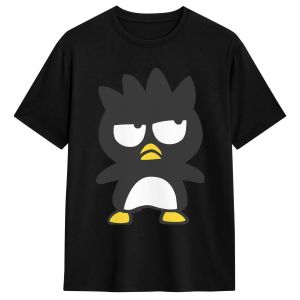 Bandai | Badtz Maru Movie Cartoon Tshirts Mens Women Kids Cotton Tops Shirts Retro Penguin Round Neck Short Sleeve