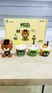 Fastfood Set Building Blocks Mard Pan Nie KFC MCD Starbuck Nano Brick Mekansm Blok Pembinaan 小食记积木