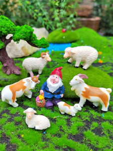 Mô Hình Cừu Bò Nhựa Sinh Hoạt Trong Vườn Trung Quốc Thủ Công Mô Phỏng Cảnh Quan Cảnh Vật Đồ Chơi Động Vật Cho Trẻ Em