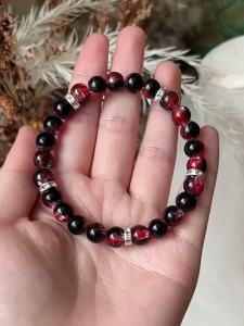 Handmade Boho Bead Bracelet for Anxiety Stress Relief Couples Gift Unique Jewelry for Birthday Celebration