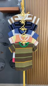 Kabaku Kaos Salur Strip Anak Satuan Bahan Cotton Combed 24s Tebal dan Adem