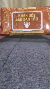 Combo 3 gói Khăn ướt lau bàn thờ tinh dầu Trầm nguyên chất 35 tờ size siêu bự 18*20cm hàng xuất