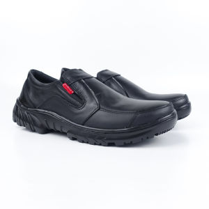 Sepatu Slip On Kulit Pria Model Casual Terbaru Mamojo Store K18