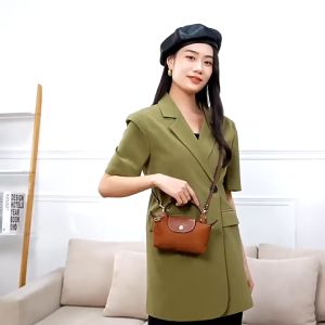 3ชิ้น/เซ็ต 5 สี Longchamp Diy กระเป๋าสายพาดลำตัว ไม่มีการเจาะ Tali Bahu หัวเข็ม หัวหนัง Longchamp กระเป๋าสายคาด Diy กระเป๋าสะพาย ลึกล่างของผู้หญิง 5 สี อู่กระเป๋าสาย