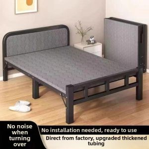 MAIYUQI | Folding Single Bed for Home and Office Metal Frame