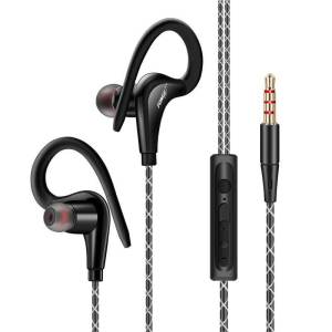 Universal Sports Headsets for Boys and Girls Sound Quality in-ear Headphones Universal Headphones HiFi Sound Quality Built Mic Universal Original High Quality Headset Waterproof Sweat-proof Sports Headset Noise Headphones Suitable for Any Mobile Phone